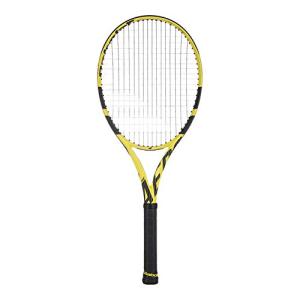 テニス ラケット 輸入 101356 Babolat Pure Aero Tennis Racquet - Strung with 16g White Babolat Syn Gut
