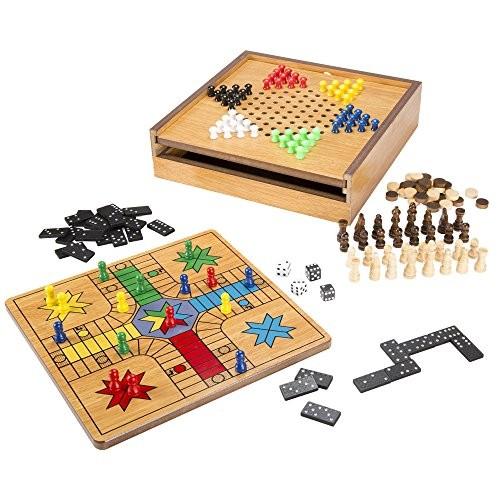 ボードゲーム 英語 アメリカ 12-HY2764 7-in-1 Combo Board Game a...