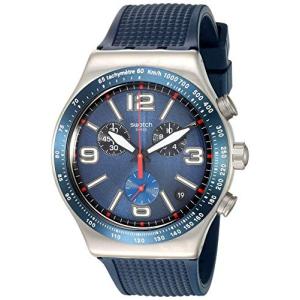 腕時計 スウォッチ レディース YVS454 Swatch Blue Grid