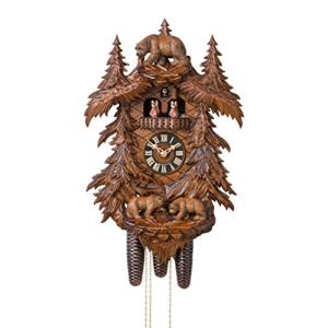 カッコー時計 インテリア 壁掛け時計 86709/5Tko H?nes Cuckoo Clock Bears in The Forest HO 86709