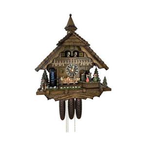 カッコー時計 インテリア 壁掛け時計 HO 86200T German Cuckoo Clock 8-day-movement Chalet-Style 2