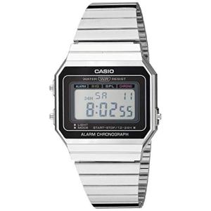 腕時計 カシオ メンズ A700W-1ACF Casio Men's A700W-1ACF Classic Digital Display Quartz Silver Watch｜maniacs-shop