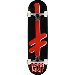 スタンダードスケートボード スケボー 海外モデル Deathwish Skateboards Gang Logo Black/Red