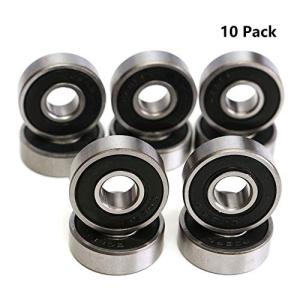 ベアリング スケボー スケートボード NBB0001 608-2RS Ball Bearing(10PCS) - Double Rubber Sealed｜maniacs-shop