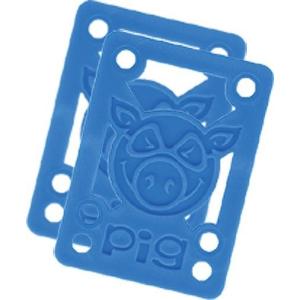 スケートボード￥ライザーパッド スケボー スケートボード 1RPIGPILES18003 Pig Piles Blue｜maniacs-shop