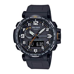 腕時計 カシオ メンズ PRW-6600Y-1A9CR Casio Men's PRO Trek Stainless Steel Quartz Watch with Resin Str｜maniacs-shop