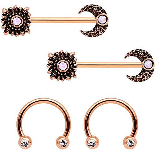 ボディキャンディー ボディピアス アメリカ 66108 Body Candy 4Pc 14G Nip...