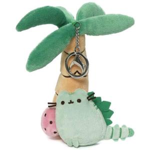 GUND Pusheen Pusheenicorn Retractable Key Holder - Unicorn Cat Plush Keychain With Rainbow Tail & Sparkly Horn