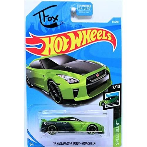 ホットウィール Hot Wheels '17ニッサン GT-R (R35) グアックジラ スピードブ...