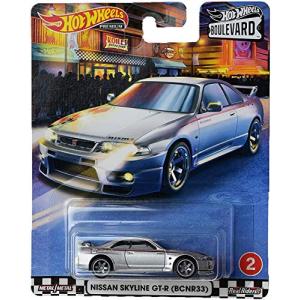 ホットウィール Hot Wheels ブルーバード ニッサンスカイライン GT R シルバー BCNR33 日産 ビークル｜maniacs-shop