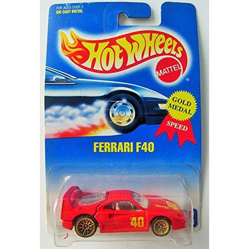 ホットウィール マテル ミニカー 1 FERRARI F40 Hot Wheels 1991 Red...