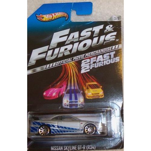 ホットウィール Hot Wheels ニッサン スカイライン GT-R (R34) Fast &amp; F...