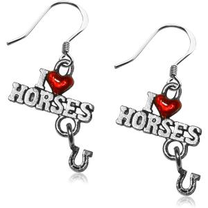 気まぐれなかわいい プレゼント クリスマス WE-3203S-ER Whimsical Gifts Horse Lover Charm Earr｜maniacs-shop