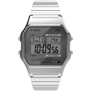 タイメックス Timex T80 シルバー デジタル 腕時計 TW2R79100