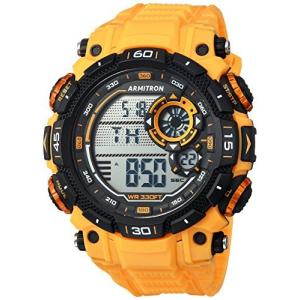 腕時計 アーミトロン レディース 40/8397YLW Armitron Sport Men's Digital Chronograph Resin Strap W｜maniacs-shop