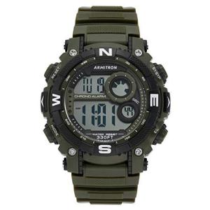 腕時計 アーミトロン メンズ 40/8284BGN Armitron Sport Men's Digital Chronograph Resin Strap Watch,｜maniacs-shop
