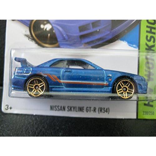 ホットウィール Hot Wheels ニッサン スカイライン GT-R (R34) HWワークショッ...
