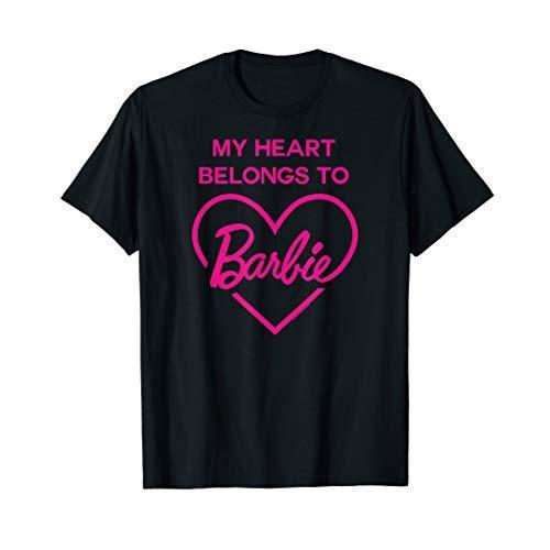 Tシャツ キャラクター ファッション ECHZFXHMX9S Barbie: My heart be...
