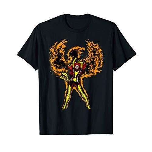 マーベル Marvel X-men ダークフェニックス 半袖Tシャツ メンズ 【Sサイズ】 ブラック...