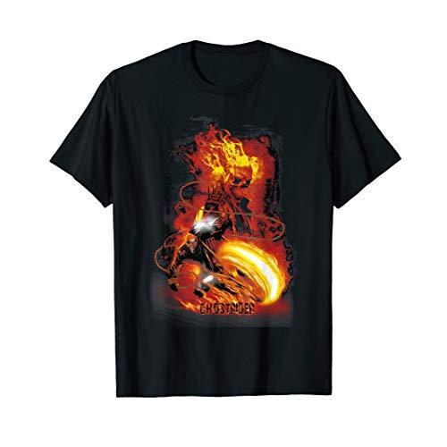 マーベル Marvel ゴーストライダー 半袖Tシャツ メンズ 【Sサイズ】 ブラック ファッション...