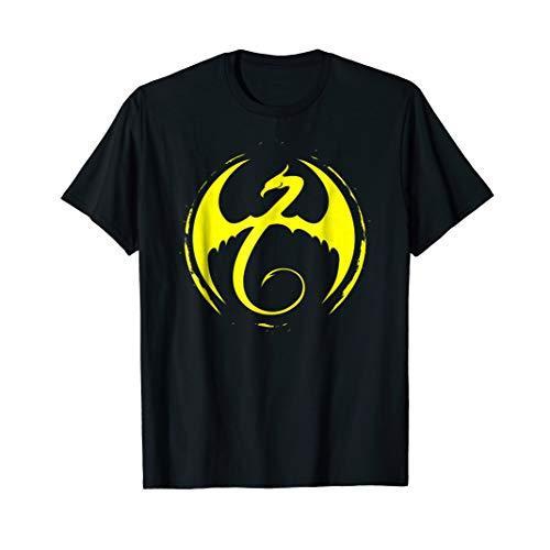 マーベル Marvel アイアン・フィスト 最初のドラゴン ロゴ 半袖Tシャツ メンズ 【Sサイズ】...