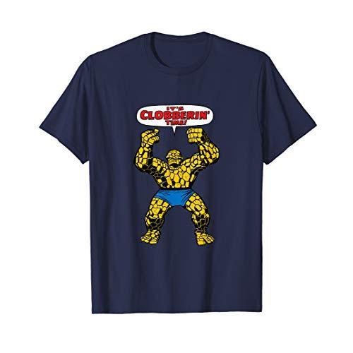 マーベル Marvel ファンタスティックフォー ザ・?シング 「さあ、ぶっつぶしてやるぜ！」半袖T