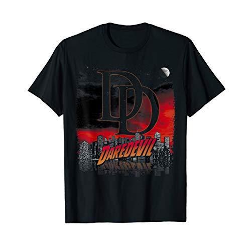 マーベル Marvel デアデビル ヘルズ・キッチン 街の風景 半袖Tシャツ レディース 【Sサイズ...