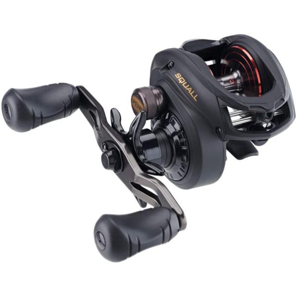 リール ペン Penn SQL300LPHS Squall Low Profile Reel Bla...