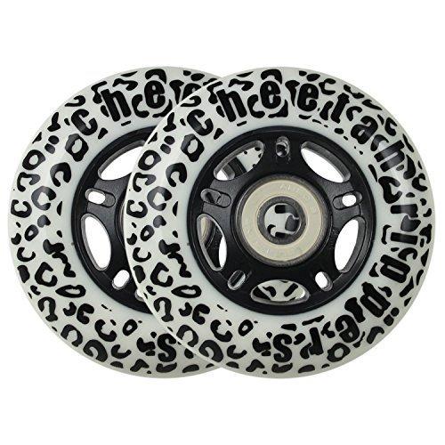 ウィール タイヤ スケボー DECK WHITE CHEETAH Wheels for RIPSTI...