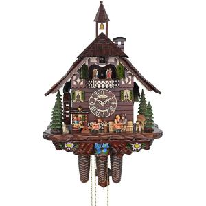 カッコー時計 インテリア 壁掛け時計 AH 801/1 8TMT HerrZeit by Adolf Herr Cuckoo Clock - Happy F