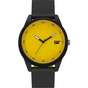 腕時計 キャタピラー メンズ LJ.160.21.721 CATWATCHES Cat Insignia Black/Yellow Men Watch, 42 mm cas｜maniacs-shop