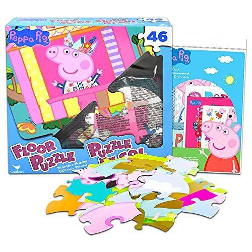Peppa Pig ペッパピッグ アメリカ直輸入 Peppa pig floor puzzle Pe...