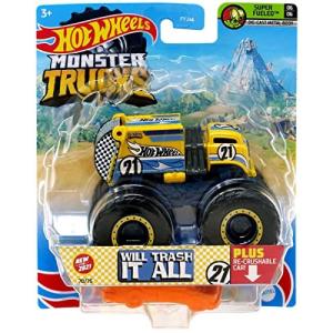 Hot Wheels トラックとミニカーセット ホットウィール モンスタートラック 1：64アソート ミニカー8台BOX販売