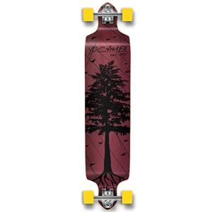 ロングスケートボード スケボー 海外モデル PinesRed in The Pines RED Longboard Complete Skate