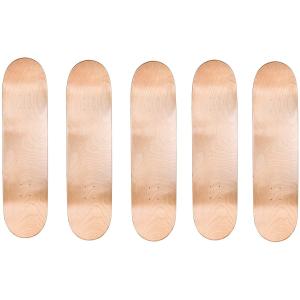 デッキ スケボー スケートボード Cal 7 Blank Maple Skateboard Decks (Bundle of 5) (7.75 Inch, Natu