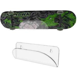 デッキ スケボー スケートボード HAI+ BiJun Skateboard Wall Mount, Longboard Invisible Clear Hange｜maniacs-shop