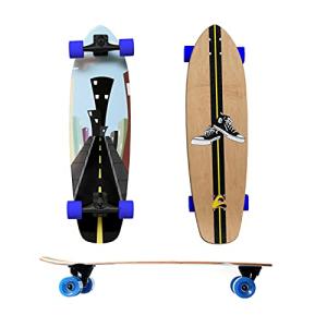 スタンダードスケートボード スケボー 海外モデル Abrazo 33x9.5 Pro Cruiser Skateboard for