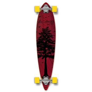ロングスケートボード スケボー 海外モデル GCPT049 in The Pines RED Longboard Complete Skateb
