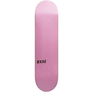 デッキ スケボー スケートボード CCSLogoDecks [CCS] Logo Skateboard Deck Pink 7.00"｜maniacs-shop