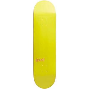 デッキ スケボー スケートボード ccsdecks [CCS] Logo Skateboard Deck Yellow 7.75"｜maniacs-shop