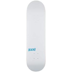 デッキ スケボー スケートボード CCSLogoDecks [CCS] Logo Skateboard Deck White 7.50"｜maniacs-shop