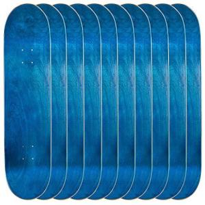 デッキ スケボー スケートボード Cal 7 Blank Maple Skateboard Decks (Bundle of 10) (8.25 Inch, Blu