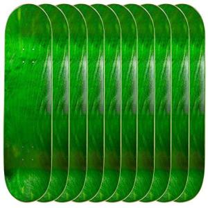 デッキ スケボー スケートボード Cal 7 Blank Maple Skateboard Decks (Bundle of 10) (8 Inch, Green)