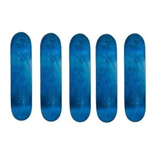 デッキ スケボー スケートボード Cal 7 Blank Maple Skateboard Decks (Bundle of 5) (7.75 Inch, Blue
