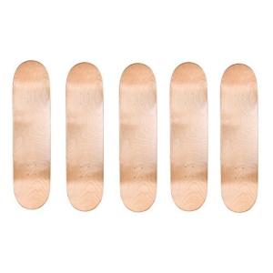 デッキ スケボー スケートボード Cal 7 Blank Maple Skateboard Decks (Bundle of 5) (8 Inch, Natural