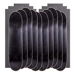 デッキ スケボー スケートボード Cal 7 Blank Maple Skateboard Decks with Grip Tape (Bundle of 10)