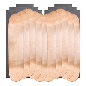 デッキ スケボー スケートボード Cal 7 Blank Maple Skateboard Decks with Grip Tape (Bundle of 10)(