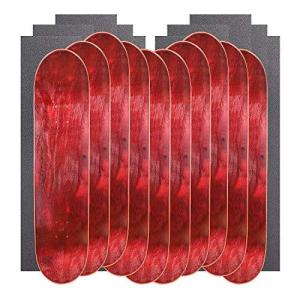 デッキ スケボー スケートボード Cal 7 Blank Maple Skateboard Decks with Grip Tape (Bundle of 10)