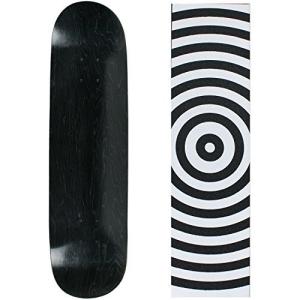 デッキ スケボー スケートボード DMB-75SBLK + BD-TGT Moose Skateboard Deck Blank Stained Black 7.5｜maniacs-shop