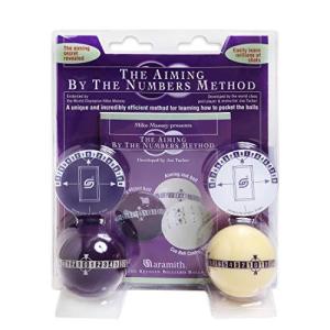 海外輸入品 ビリヤード ARNB Aramith Genuine Training by The Numbers Learning/Aiming Pool/Billiards Ba